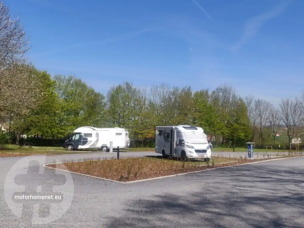 Anzegem camperplaats Sint Arnolduspark West Vlaanderen Belgie