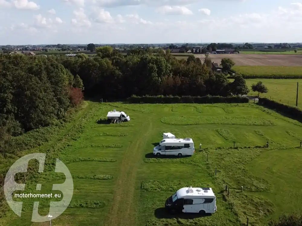 Dentergem camperplaats Meikensbos West Vlaanderen Belgie