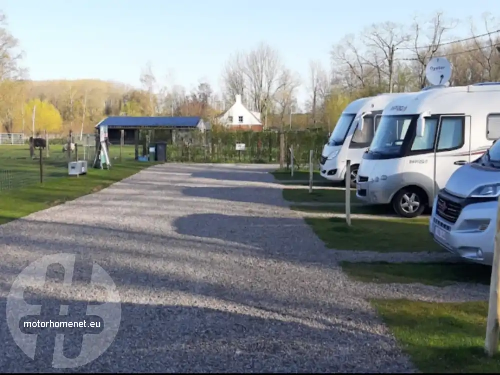 Ieper camperplaats Hooge Crater West Vlaanderen Belgie