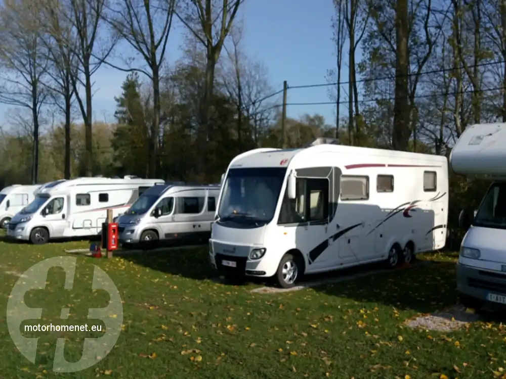 Ieper camperplaats Hooge Crater West Vlaanderen Belgie