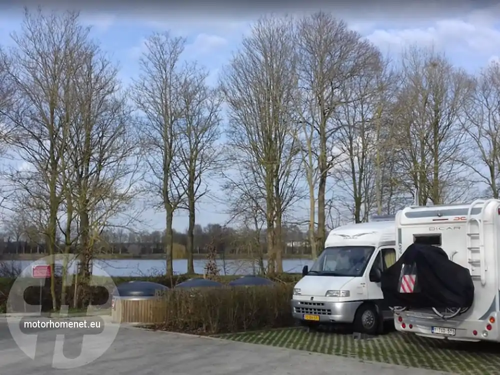 Ieper camperplaats Zillebekevijver West Vlaanderen Belgie