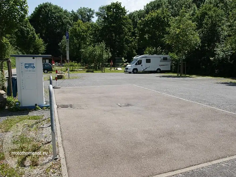 Besigheim camper parking minigolf Baden Wurttemberg Duitsland