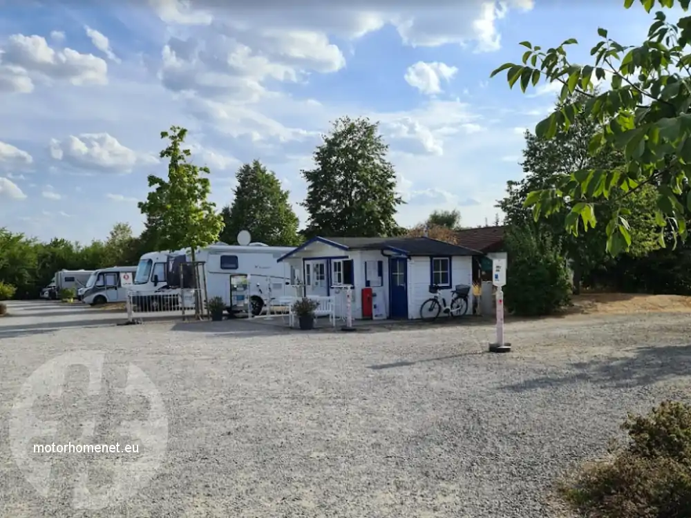Ladenburg camper parking 3 Kreuze Baden Wurttemberg Duitsland
