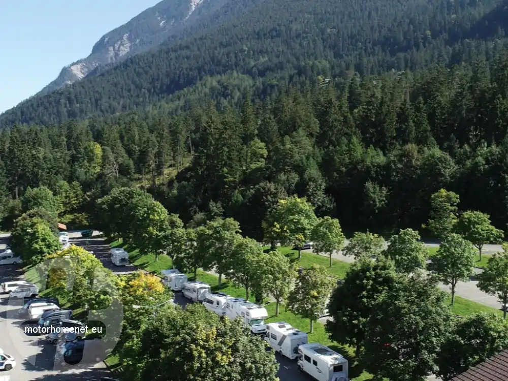 Garmisch Partenkirchen camperplaats camp am wank Bayern Duitsland