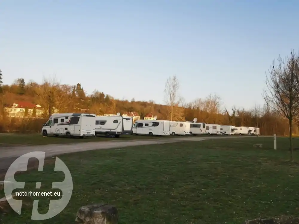 Kitzingen camper parking Main Bayern Duitsland