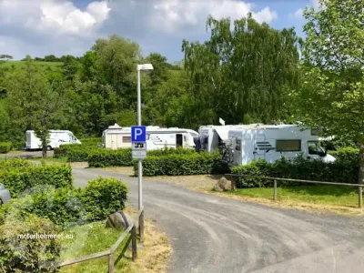 camper parking treinstation Bad Wildungen