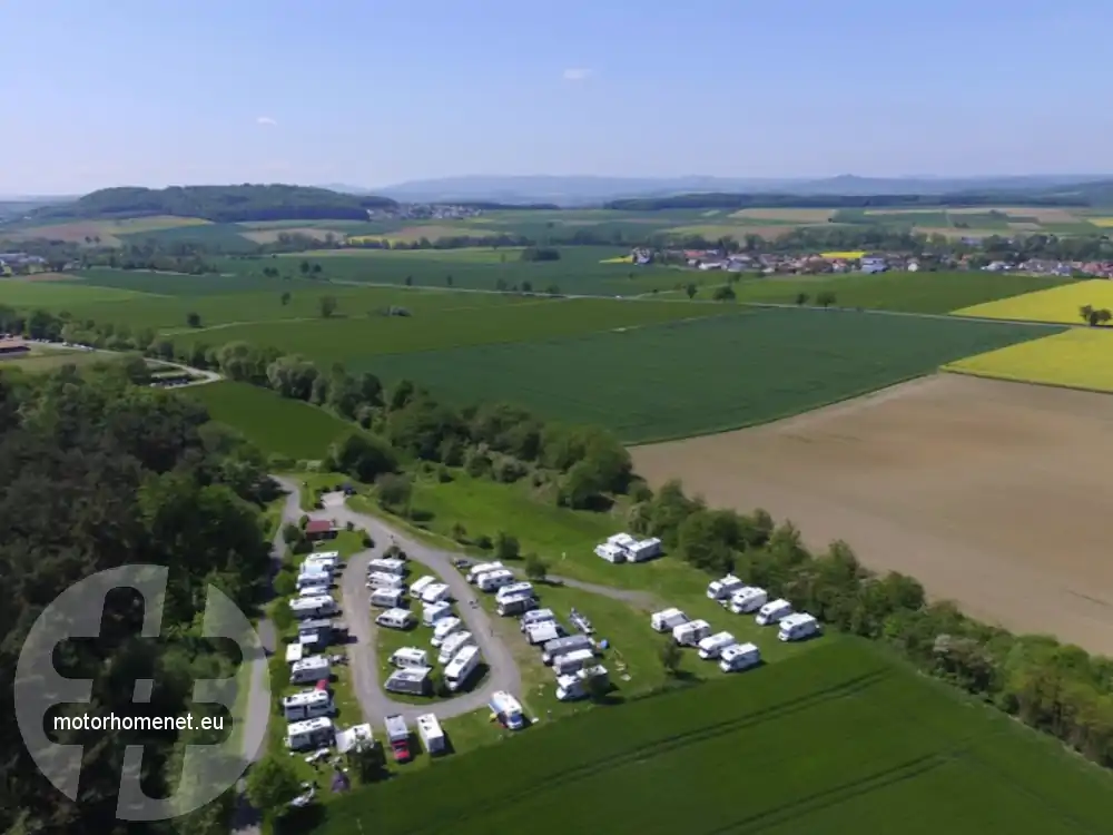 Frielendorf camperplaats Silbersee Hessen Duitsland