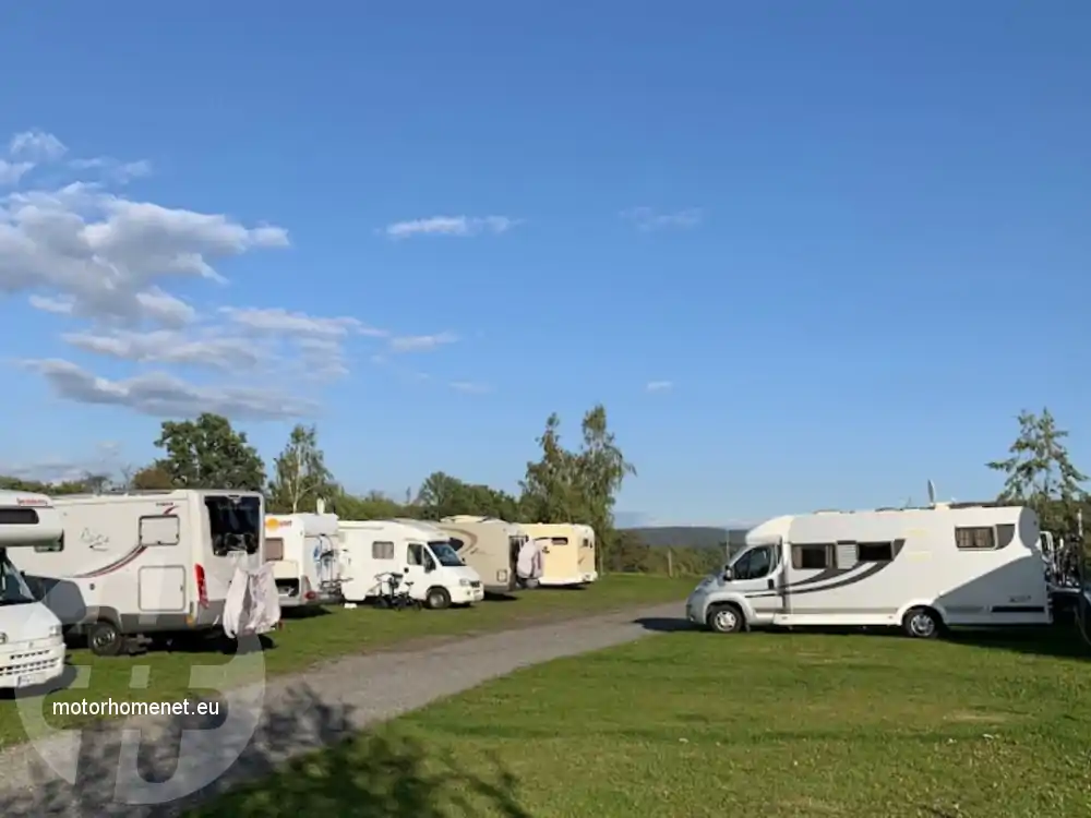 Frielendorf camperplaats Silbersee Hessen Duitsland