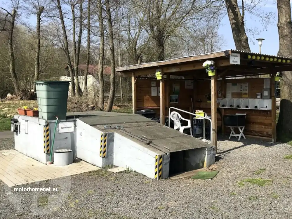 Fritzlar camperplaats Ederaue Hessen Duitsland