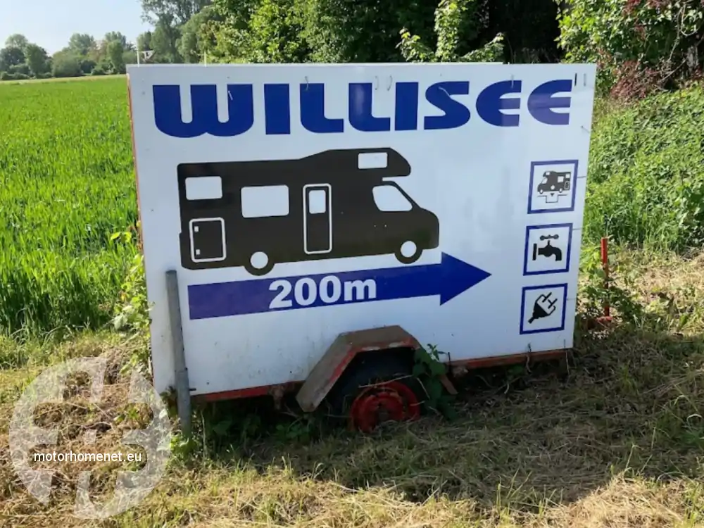 Kleef camperplaats Willisee Nordrhein Westfalen Duitsland
