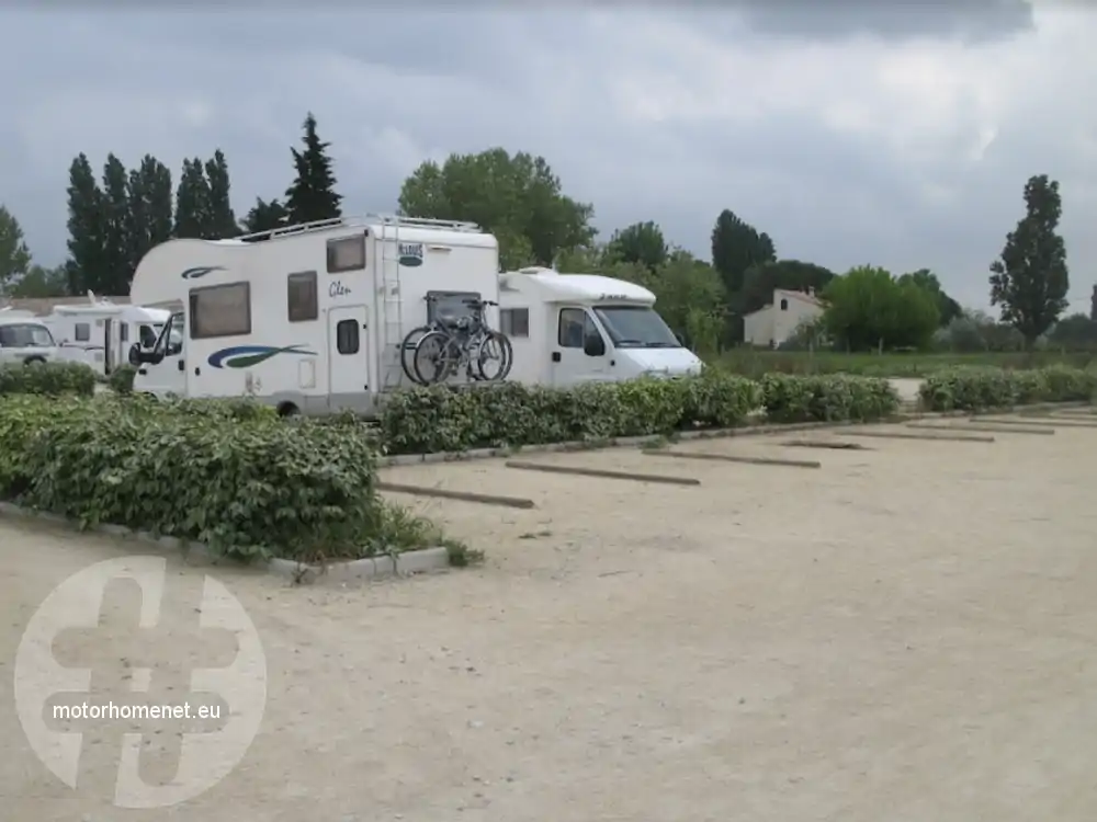 Aigues Mortes camperparking Occitanie Frankrijk