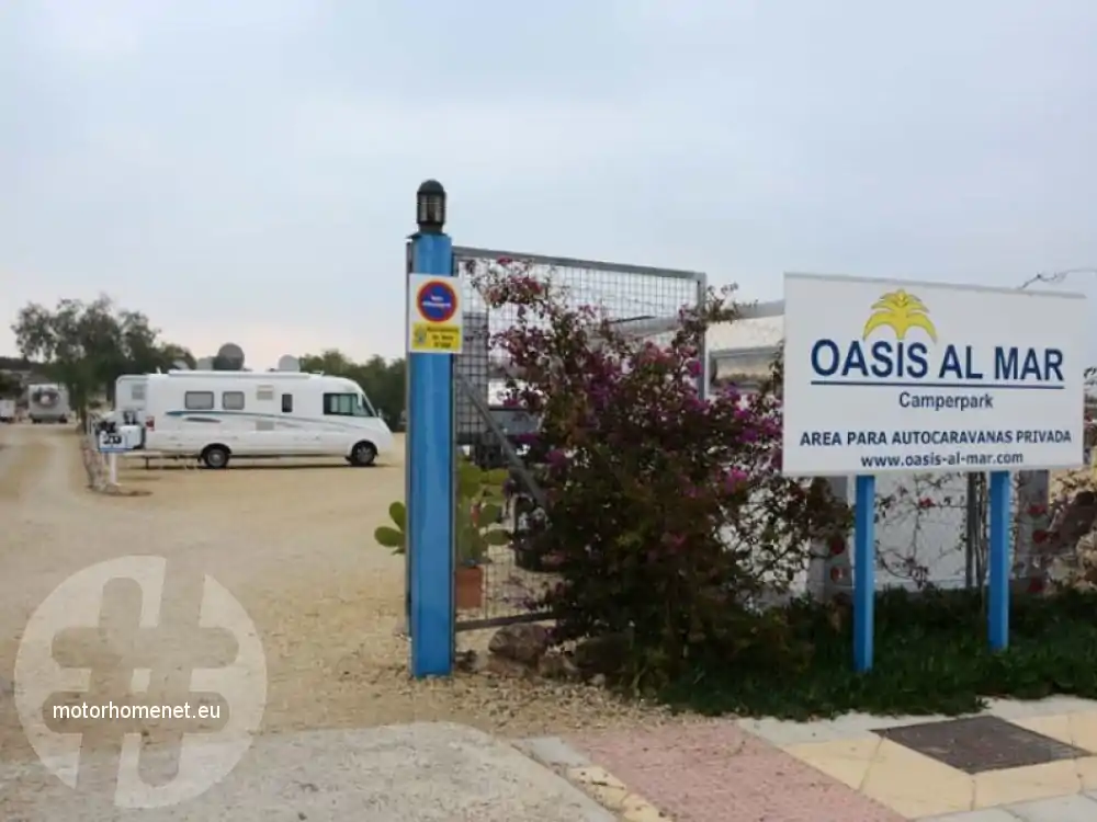 Vera camperplaats Camperpark Oasis Al Mar Andalusie Spanje