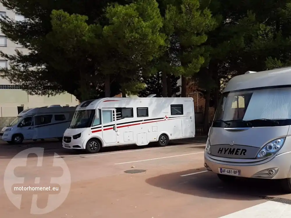 Calatayud camperparking Aragon Spanje