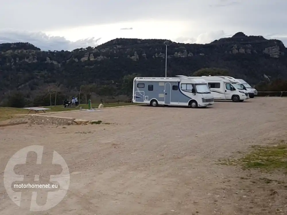Tavertet camperparking Catalonie Spanje