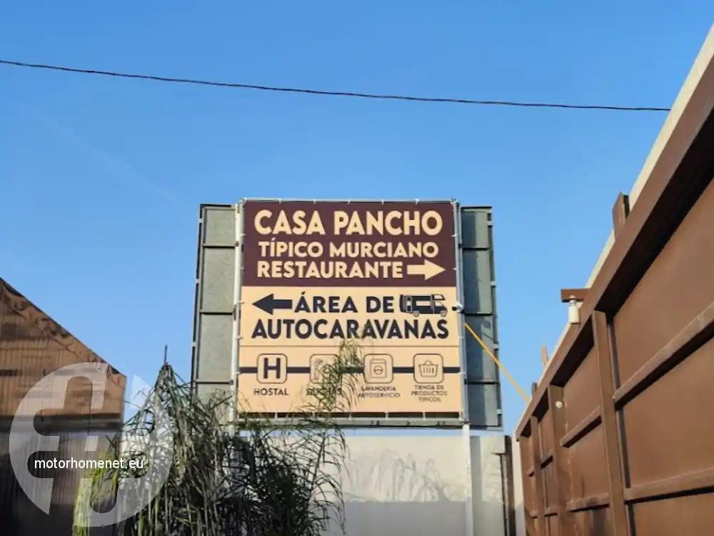 Sangonera la Seca camperplaats Casa Pancho Murcia Spanje
